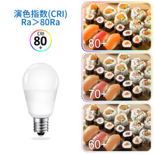 Cargar imagen en el visor de la galería, LED電球 E17口金 40W形相当 470LM 消費電力4W