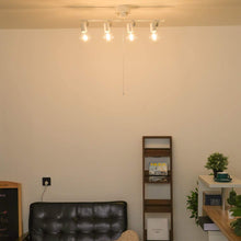 Cargar imagen en el visor de la galería, シーリングライト 4灯 スポットライト 天井照明 E26 角度調節 (需预订)