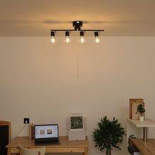 Cargar imagen en el visor de la galería, シーリングライト 4灯 スポットライト 天井照明 E26 角度調節 (需预订)