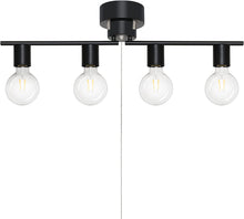 Cargar imagen en el visor de la galería, シーリングライト 4灯 スポットライト 天井照明 E26 角度調節 (需预订)
