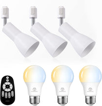 Cargar imagen en el visor de la galería, ライティングレール用 スポットライト 調光調色 ダクトレール照明