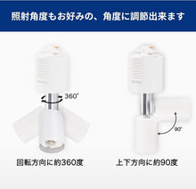 Lade das Bild in den Galerie-Viewer, ダクトレール照明 スポットライト E11口金