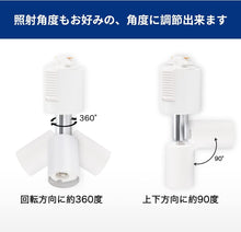 Cargar imagen en el visor de la galería, ダクトレール照明 スポットライト E11口金 400LM