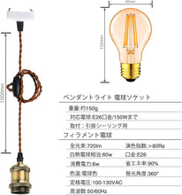 Lade das Bild in den Galerie-Viewer, ペンダントライト 天井照明 ダイニング 装飾器具 リビング