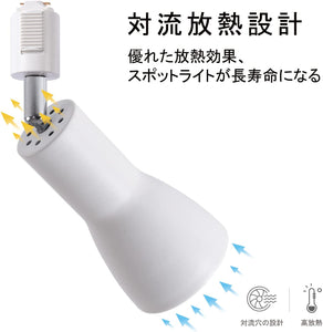 ライティングレール用 スポットライト 調光調色 ダクトレール照明