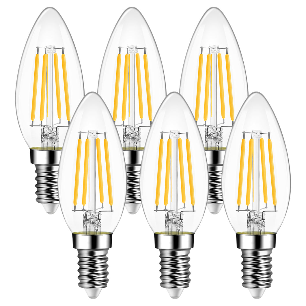 フィラメント LED電球 E12口金 60Ｗ形相当 806LM