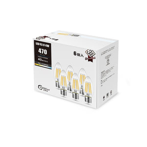 フィラメント LED電球 E17口金 40Ｗ形相当 470LM