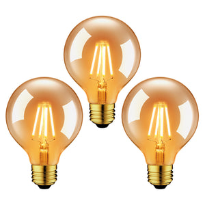 フィラメント LED電球 E26口金 直径80