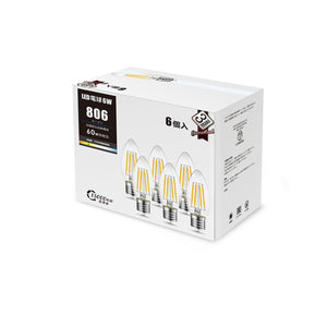 フィラメント LED電球 E17口金 60Ｗ形相当 806LM