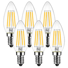 Carica l&#39;immagine nel visualizzatore di Gallery, フィラメント LED電球 E12口金 40Ｗ形相当 470LM
