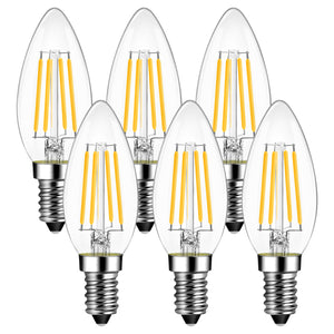 フィラメント LED電球 E12口金 40Ｗ形相当 470LM