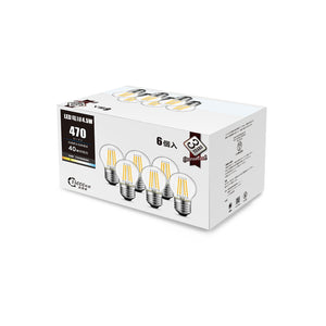 フィラメント LED電球 E26口金 40Ｗ形相当 470LM