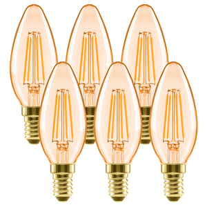 フィラメント LED電球 E12口金 消費電力4W