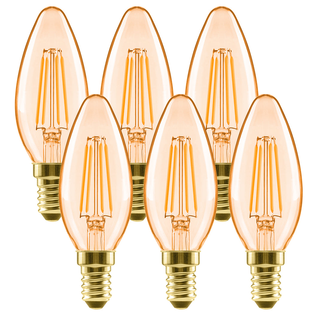 フィラメント LED電球 E12口金 消費電力4W