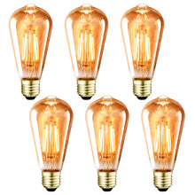 Carica l&#39;immagine nel visualizzatore di Gallery, フィラメント エジソンランプ LED電球 E26口金
