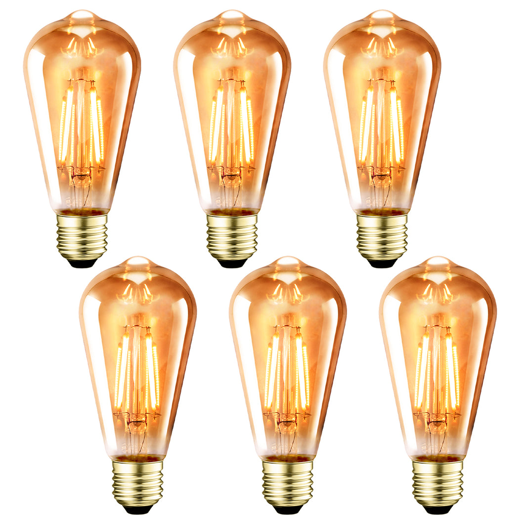 フィラメント エジソンランプ LED電球 E26口金