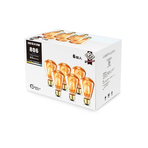 フィラメント エジソンランプ LED電球 E26口金