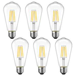 フィラメント エジソンランプ LED電球 E26口金