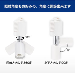 ダクトレール照明 スポットライト E11口金